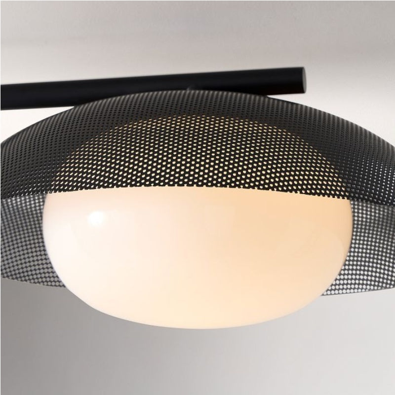 Elorina 3-Light Flush Mount Glass/Metal Ceiling Light - A Stylish Fixture for Modern Spaces