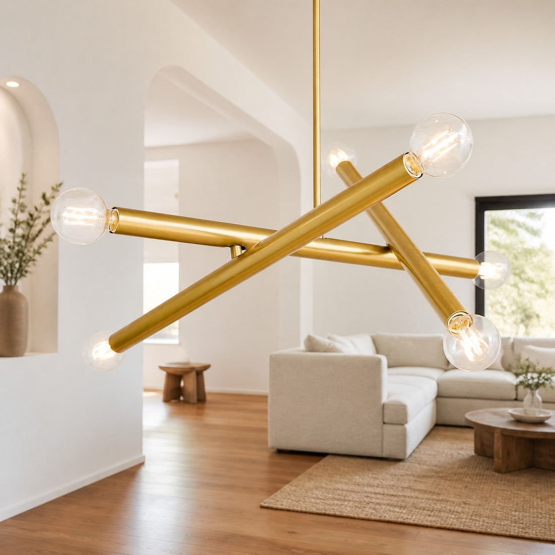 Borvia Adjustable Chandelier - Modern Trace Light with Flexible Arms