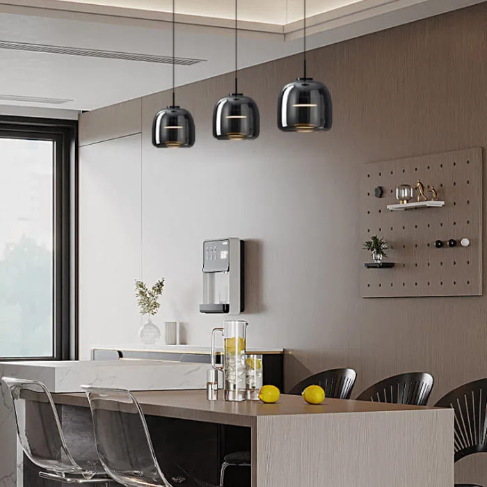 Jube SP Pendant Light - Metro Sphere Glass Jar Suspension Lamp