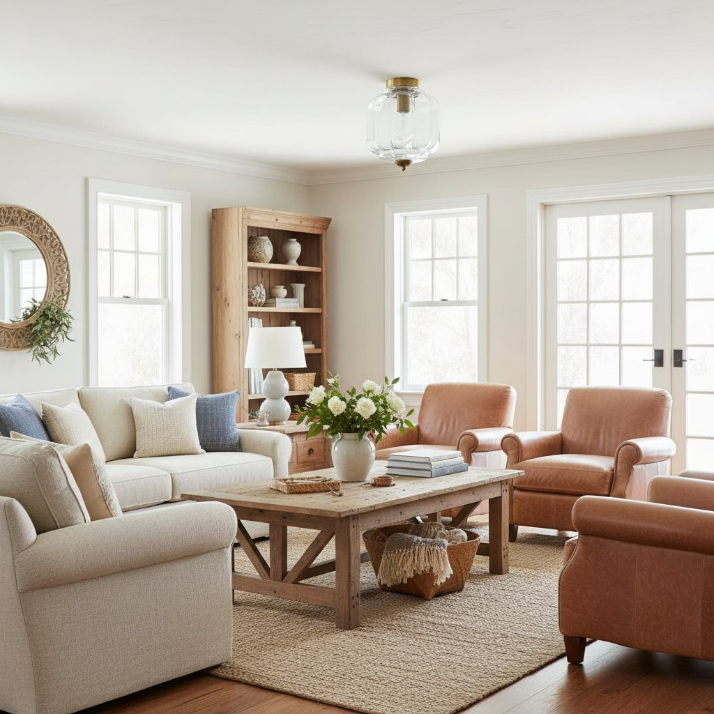 Vintage Eloise Milk Glass Flush Mount Ceiling Light - Vintage Charm Soft Glow