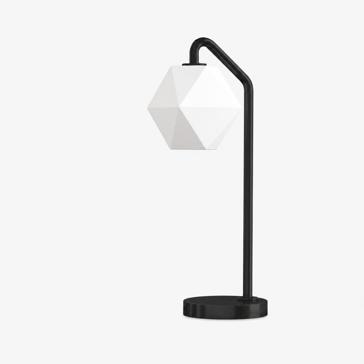 Talvior Luminous Geometric Faceted Glass Table Lamp