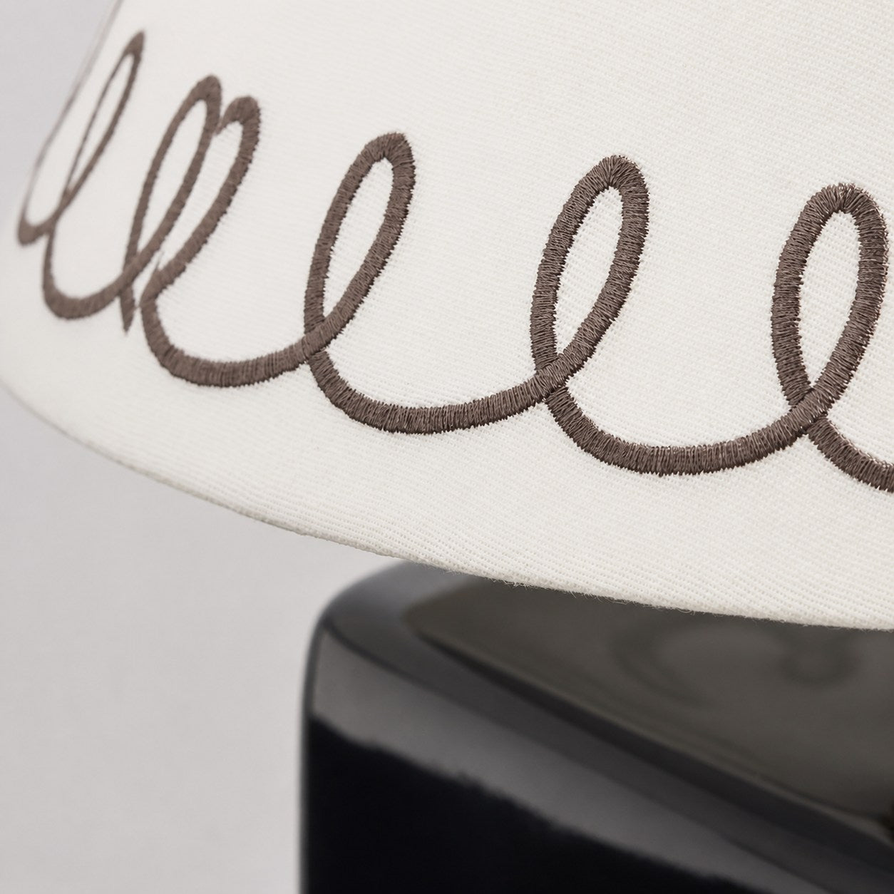 Aeva Ceramic Table Lamp - Modern Grace Design with Playful Polish