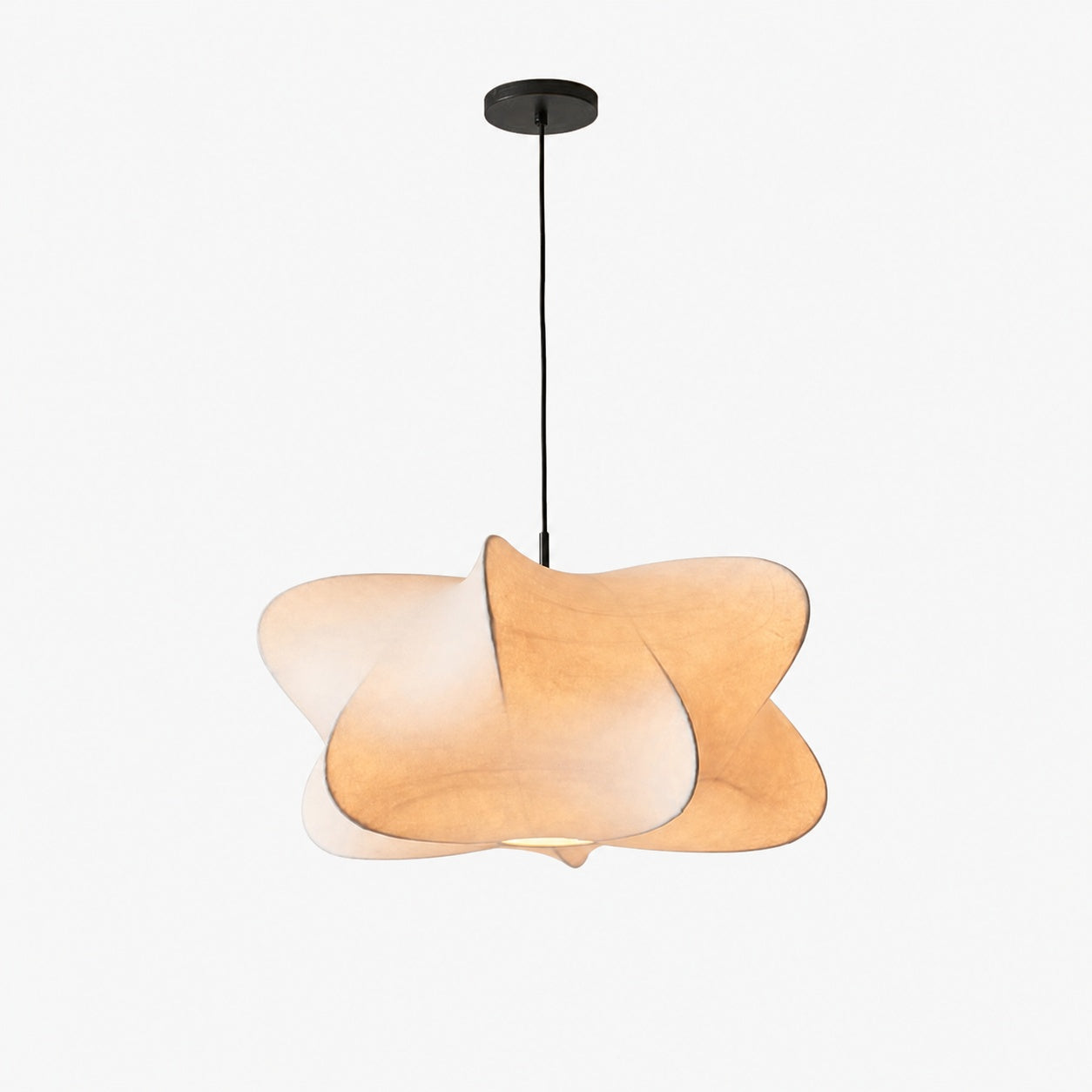 Havion Cocoon Pendant Lamp - Minimalist Polymer Shade with Adjustable Hanging
