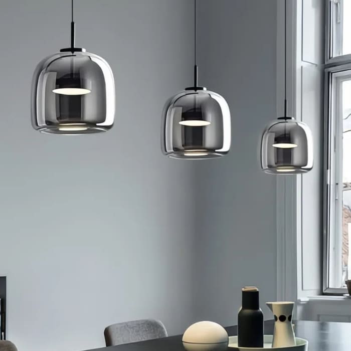 Jube SP Pendant Light - Metro Sphere Glass Jar Suspension Lamp