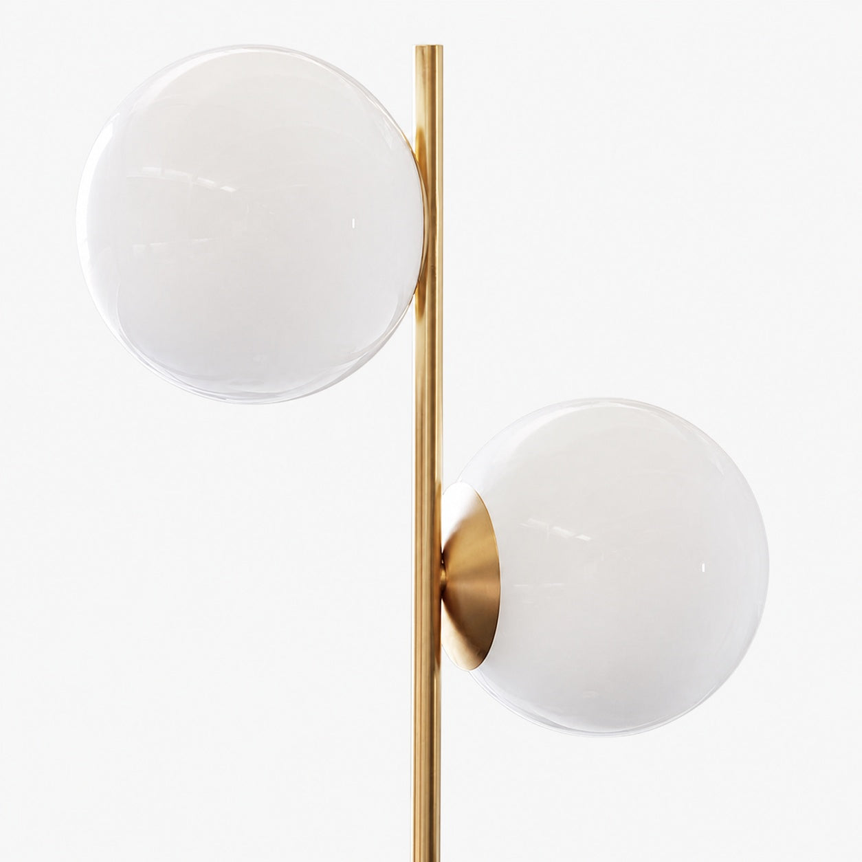 Brina Glass Multi-Light Floor Lamp - Modern Standing Light with Elegance
