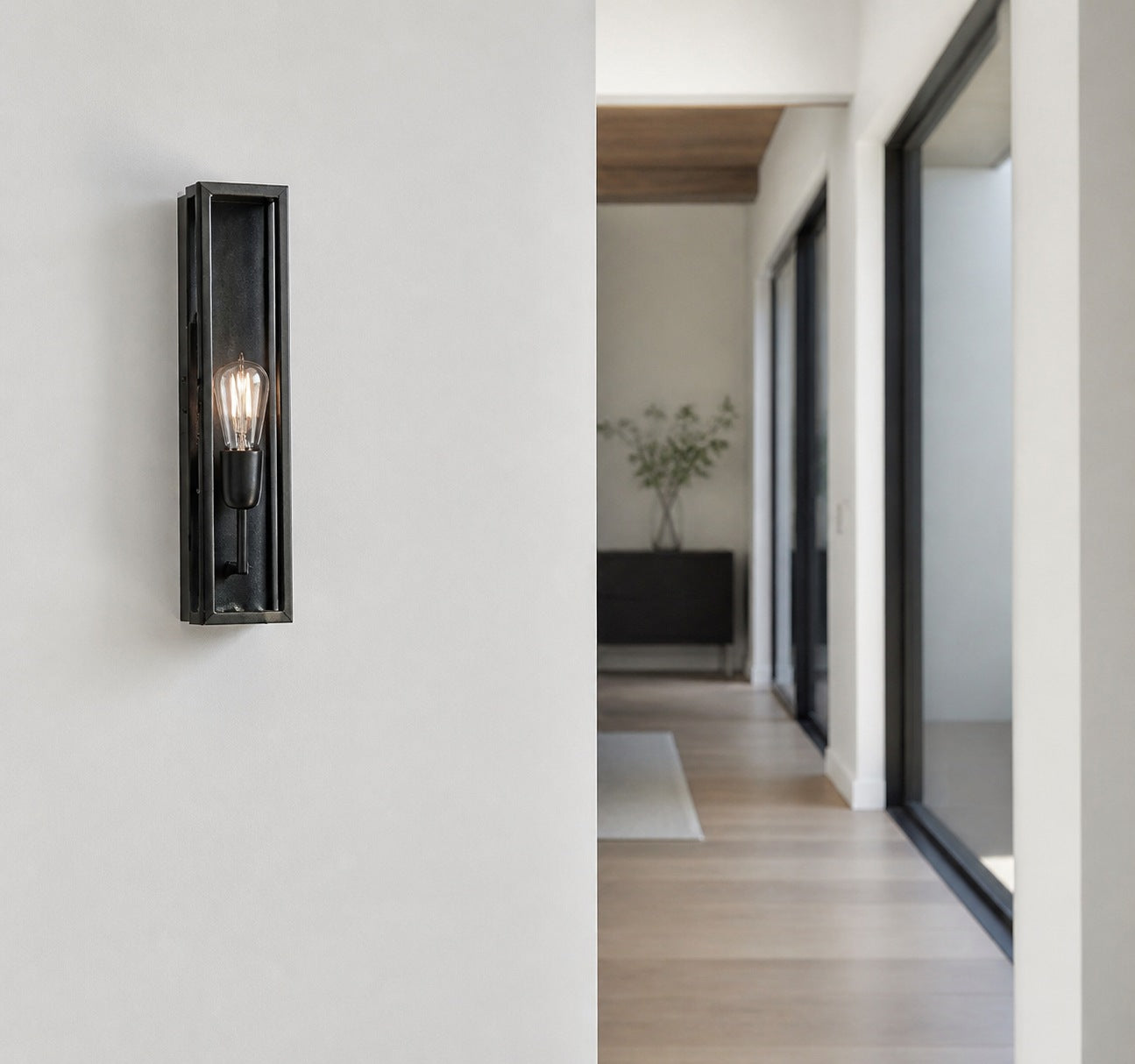 Ferrix Industrial Iron Outdoor Wall Lamp - Lighting Stylish Exterior Glass Lighting