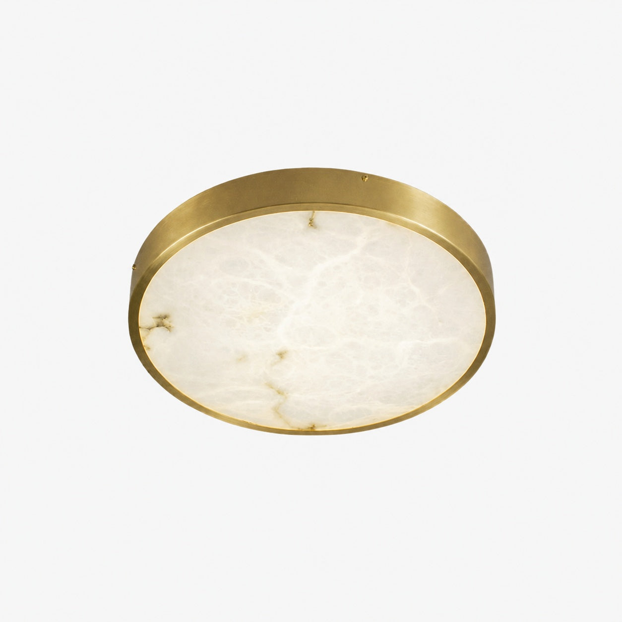 Geometric Alabaster Recessed Ceiling Light