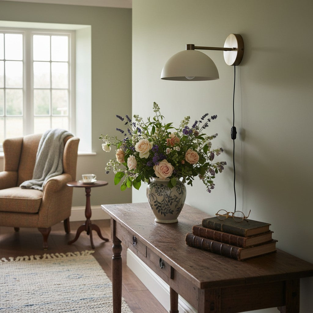 Metio Dome Decorative Wall Sconce Light - Elegant Indoor Lighting Fixture