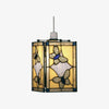 TF Butterfly Pendant Lamp - Artistic Stained Glass Pendant Light for Living Room or Bedroom