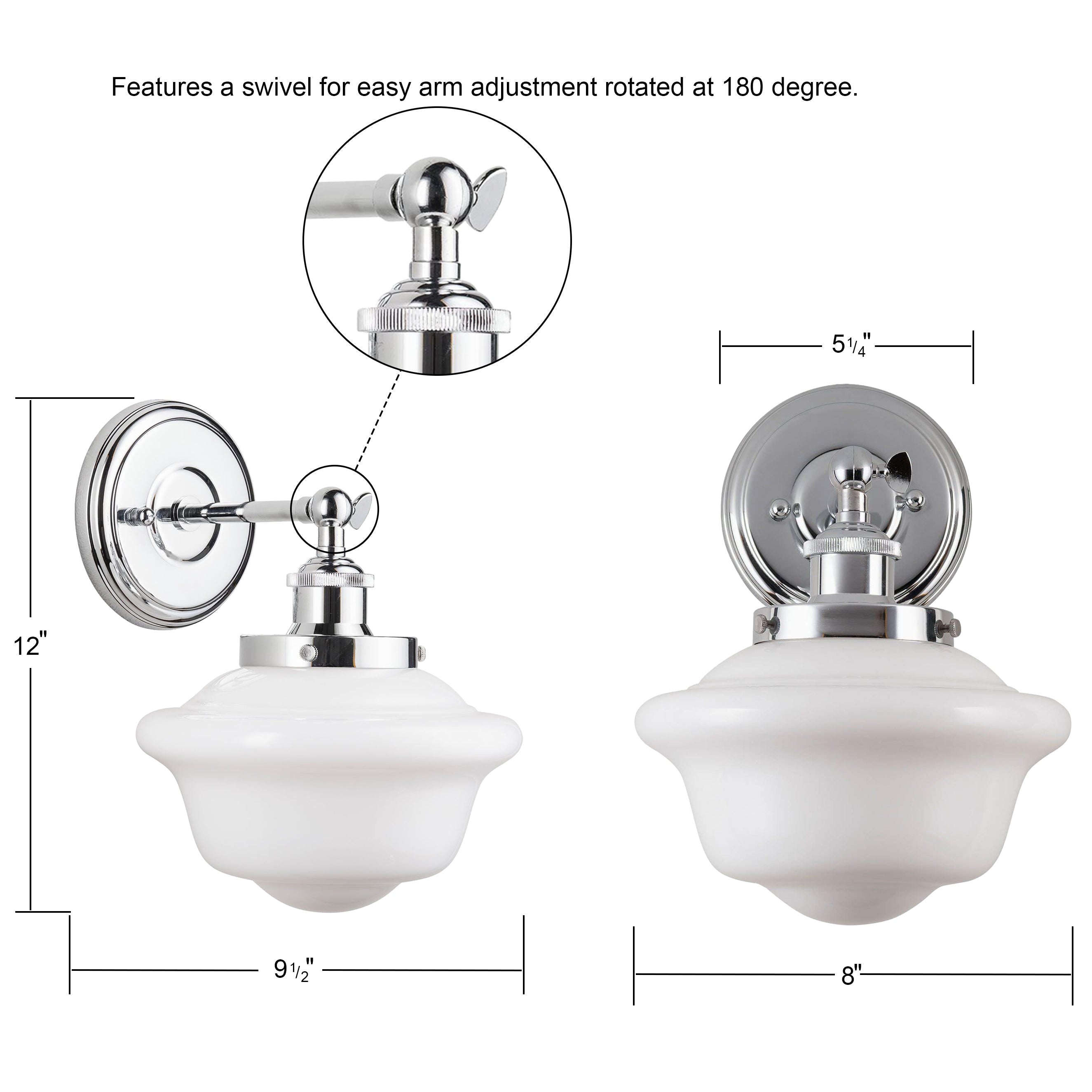 Lavagna Industrial Bathroom Vanity Light