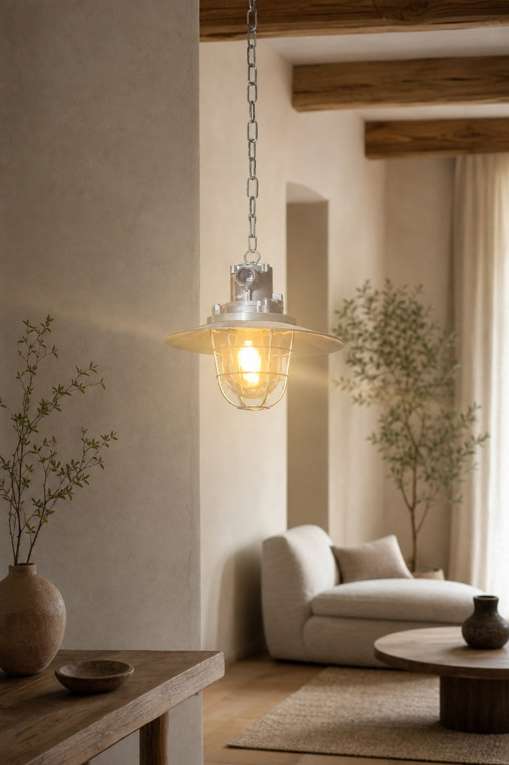 Bulkhead Cage Pendant Light