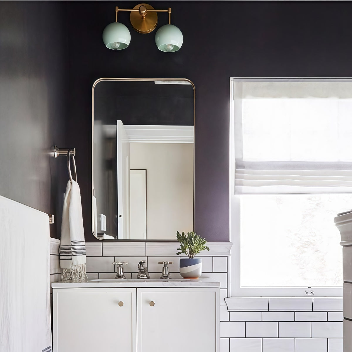 Spring Green Shades Sconce - Double Bubble Pop Vanity Wall Light