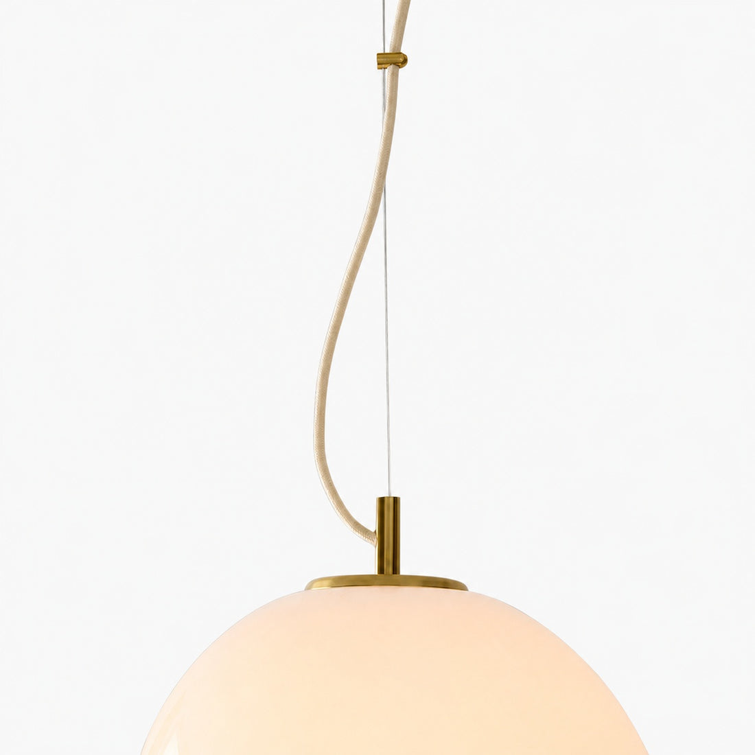 Lumivelle Minimalist Glass Pendant – Adjustable Height Dimmable Design