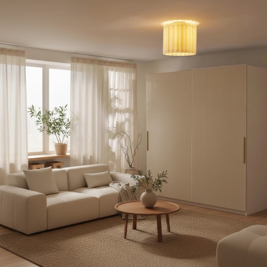 Velura Linen Shade Pendant – Modern Transitional Ceiling Light for Dining Rooms & Kitchens