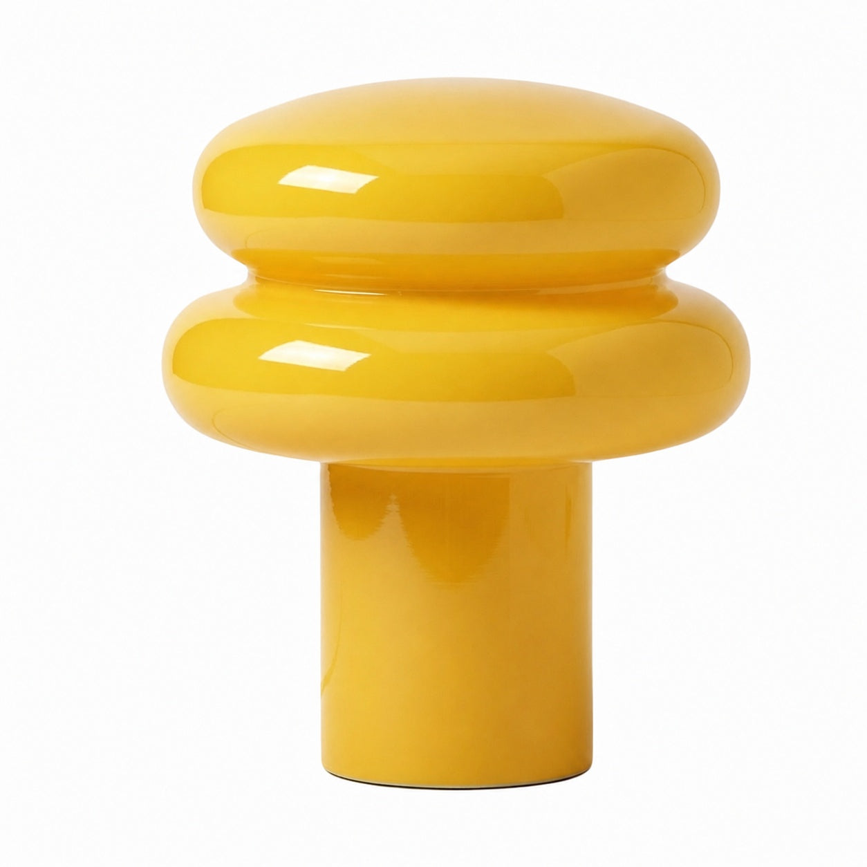 Orra Small Opal Table Lamp - Mushroom Glass Lamp for Living Room