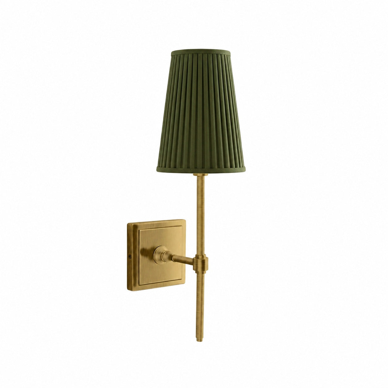 Derlina White Linen Shades Wall Lamp – Retro Metal Multi-Head Lighting Fixture