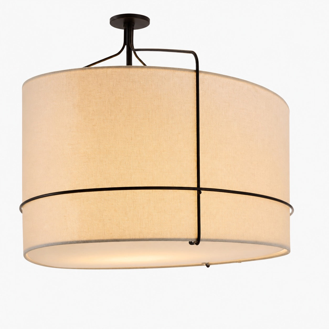 Horelia Pendant - Industrial Ceiling Light with Dark Bronze Metal