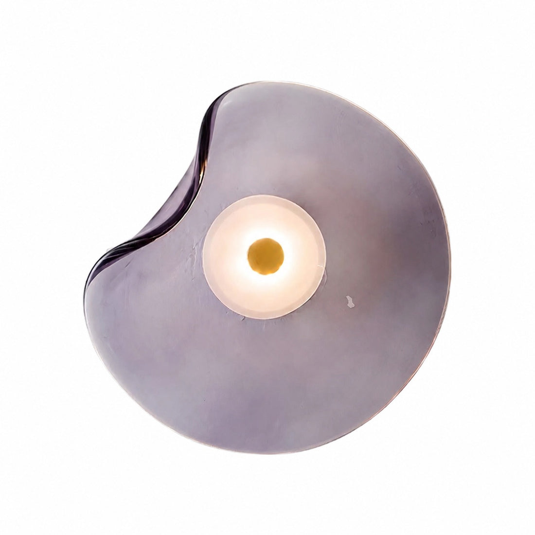 Lunacrest Curved Nebula Inspired Wall Light – Artistic Glass Lighting for Hallway