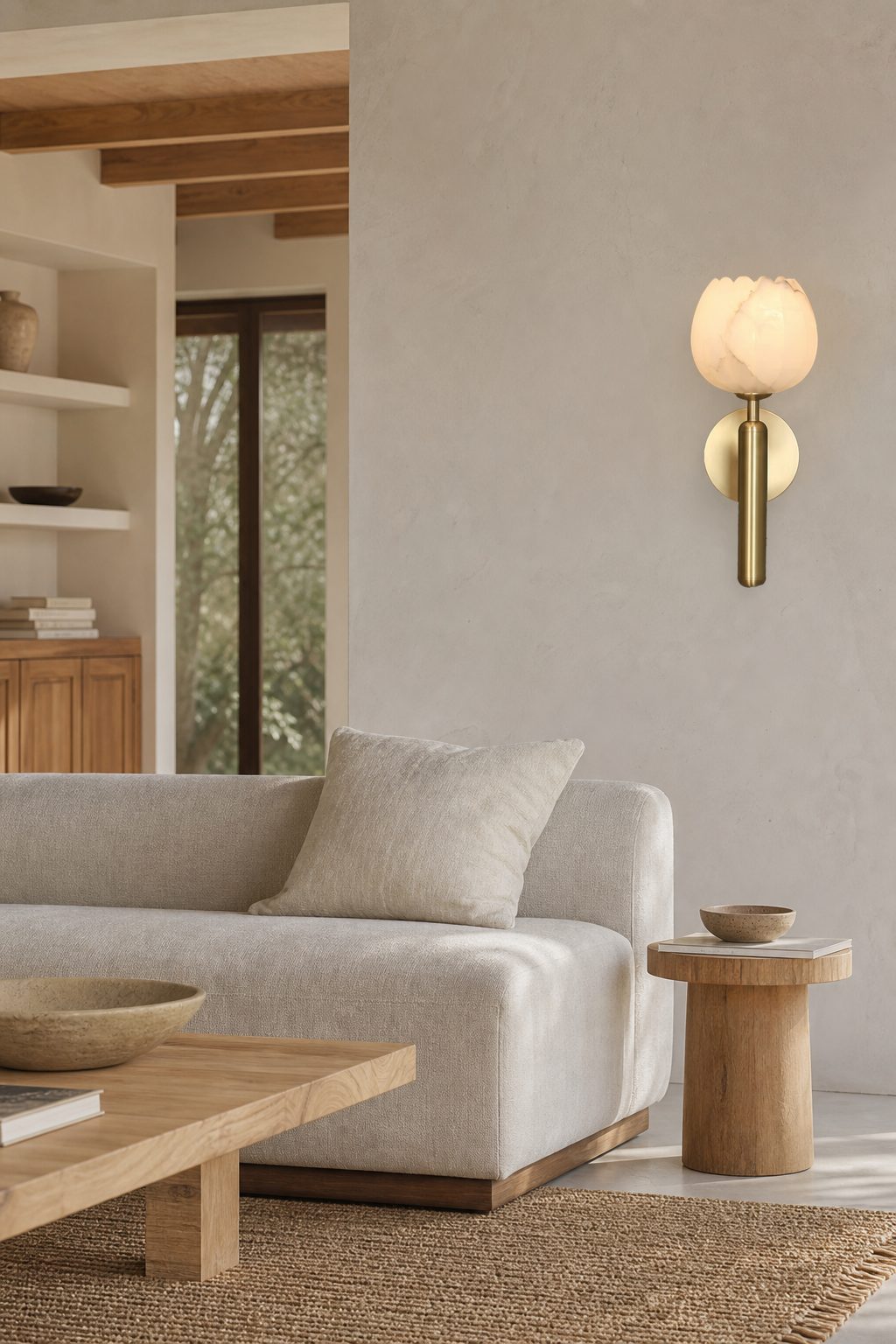 Mian Alabaster Wall Lamp