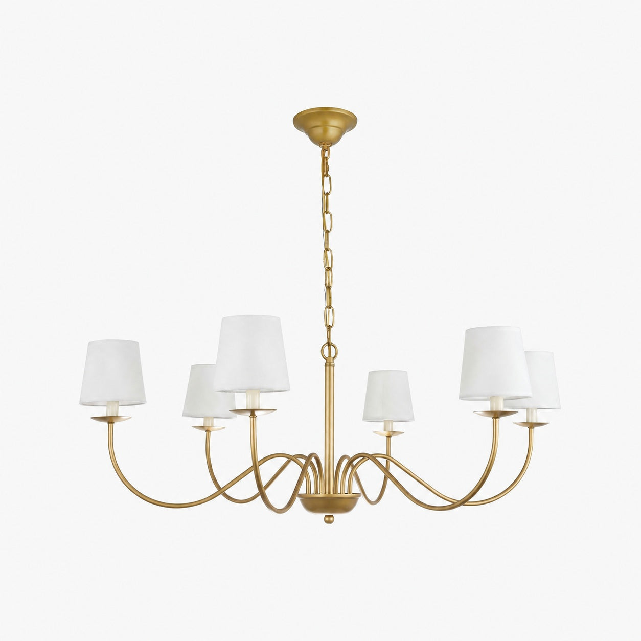Eclipse Brass Chandelier