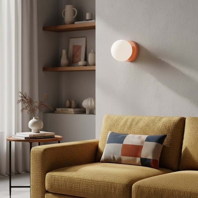 Nuevola Soft Sculptural Wall Light - Minimal Decorative Wall Lamp for Modern Indoor Spaces