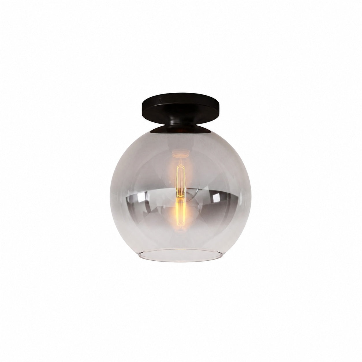 Selvion Modern Globe Pendant Light - Damp-Rated Bathroom Lighting - Luxe Glass Shade