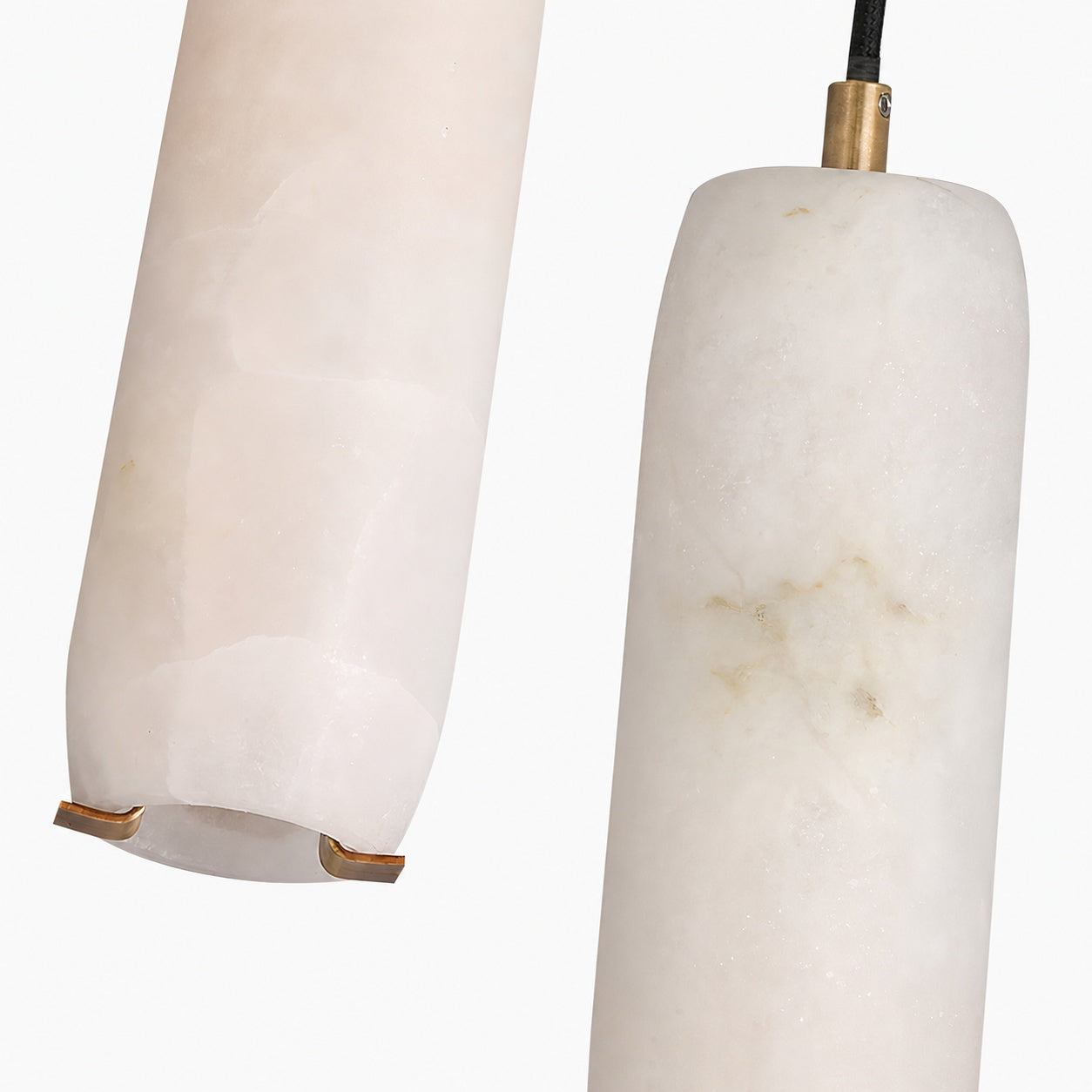 Alabaster Flute Wall Lamp
