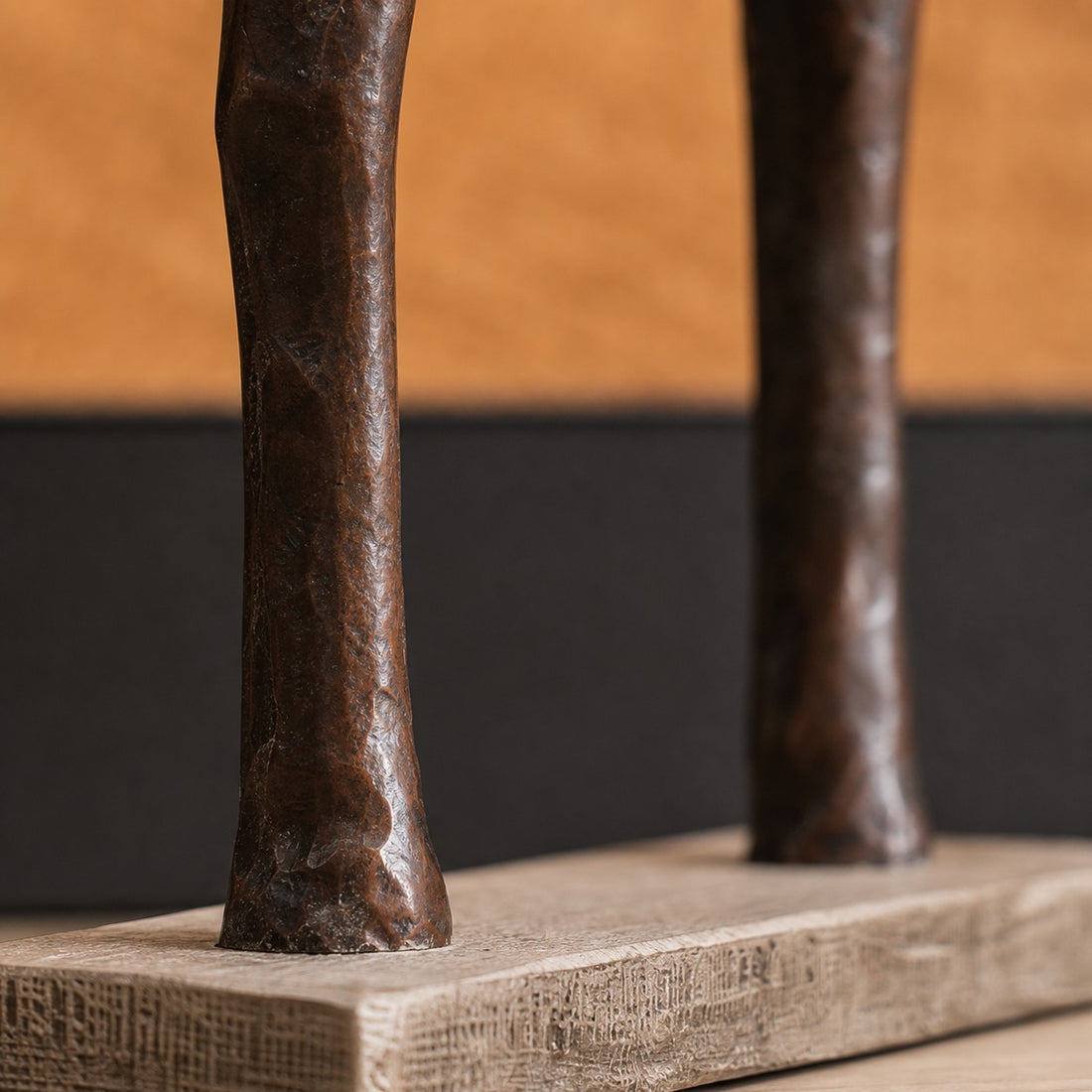 Equora sculpture leg and base detail