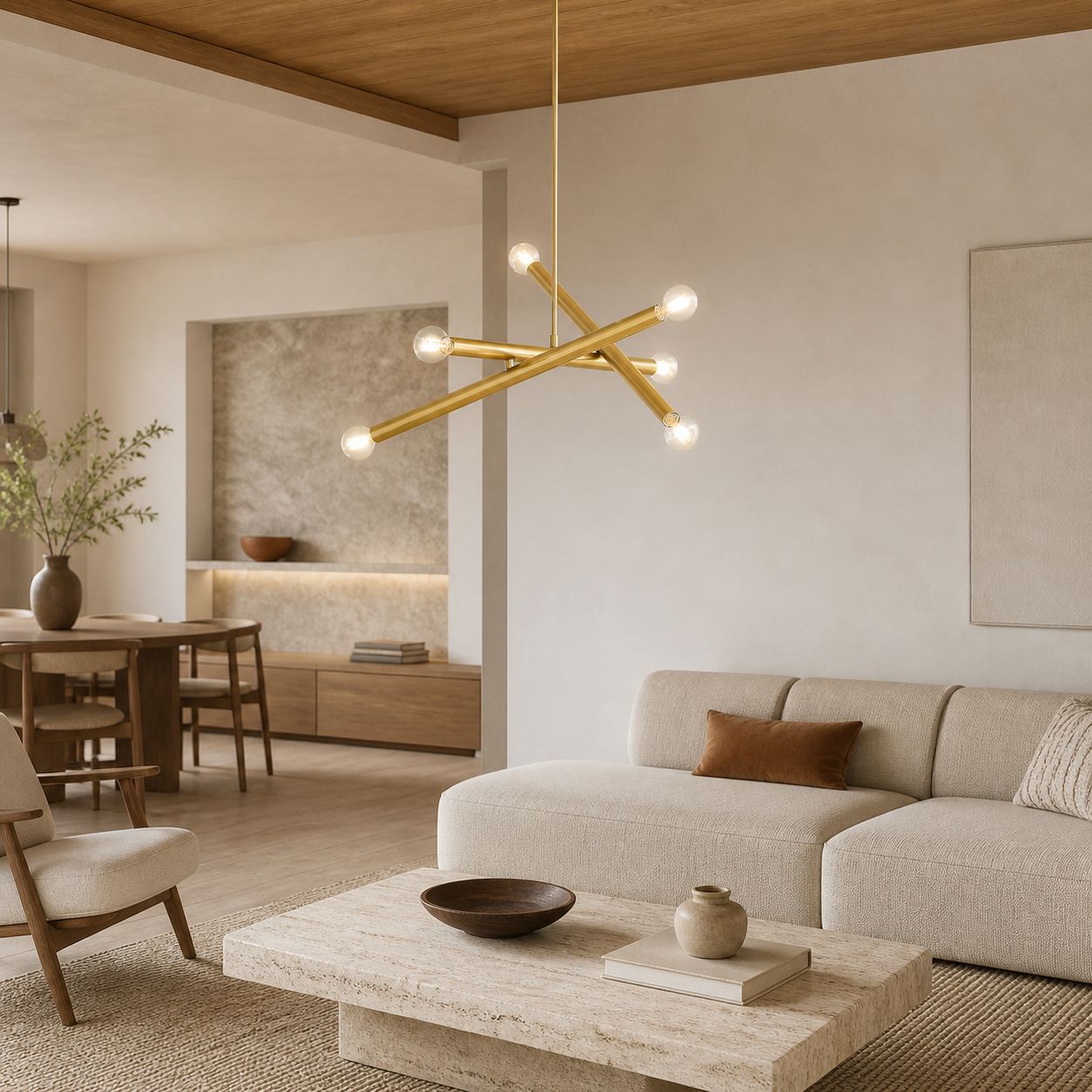 Borvia Adjustable Chandelier - Modern Trace Light with Flexible Arms
