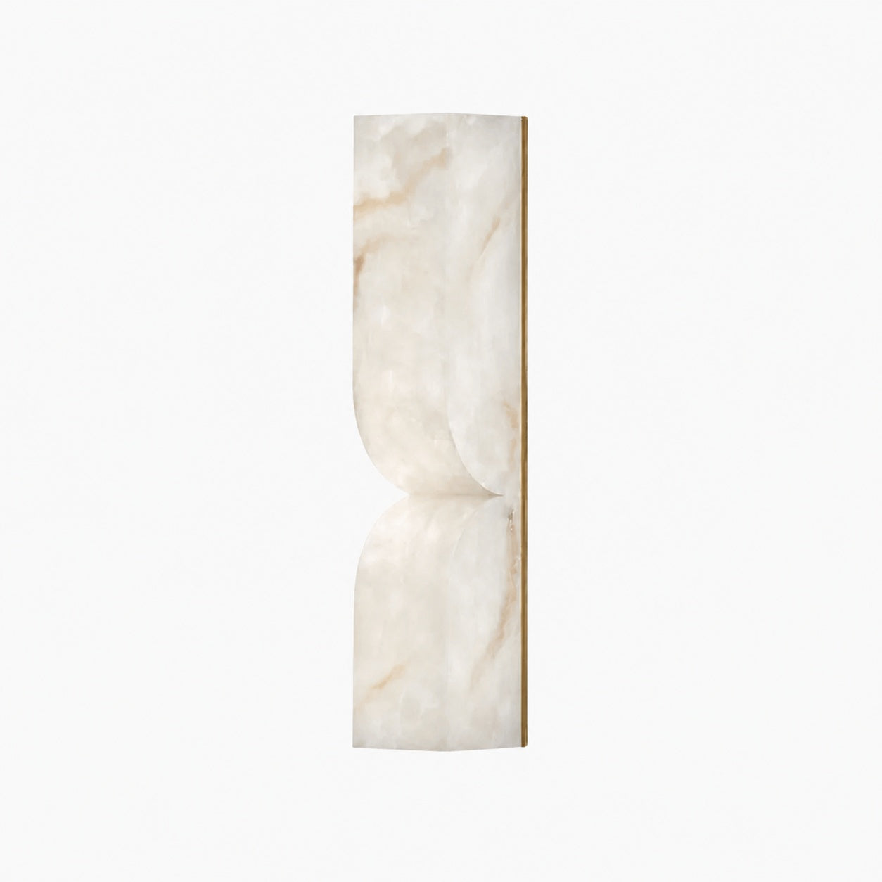 Albesque Curved Wall Lamp - Modern Alabaster Wall Lamp for Bedrooms and Living Rooms