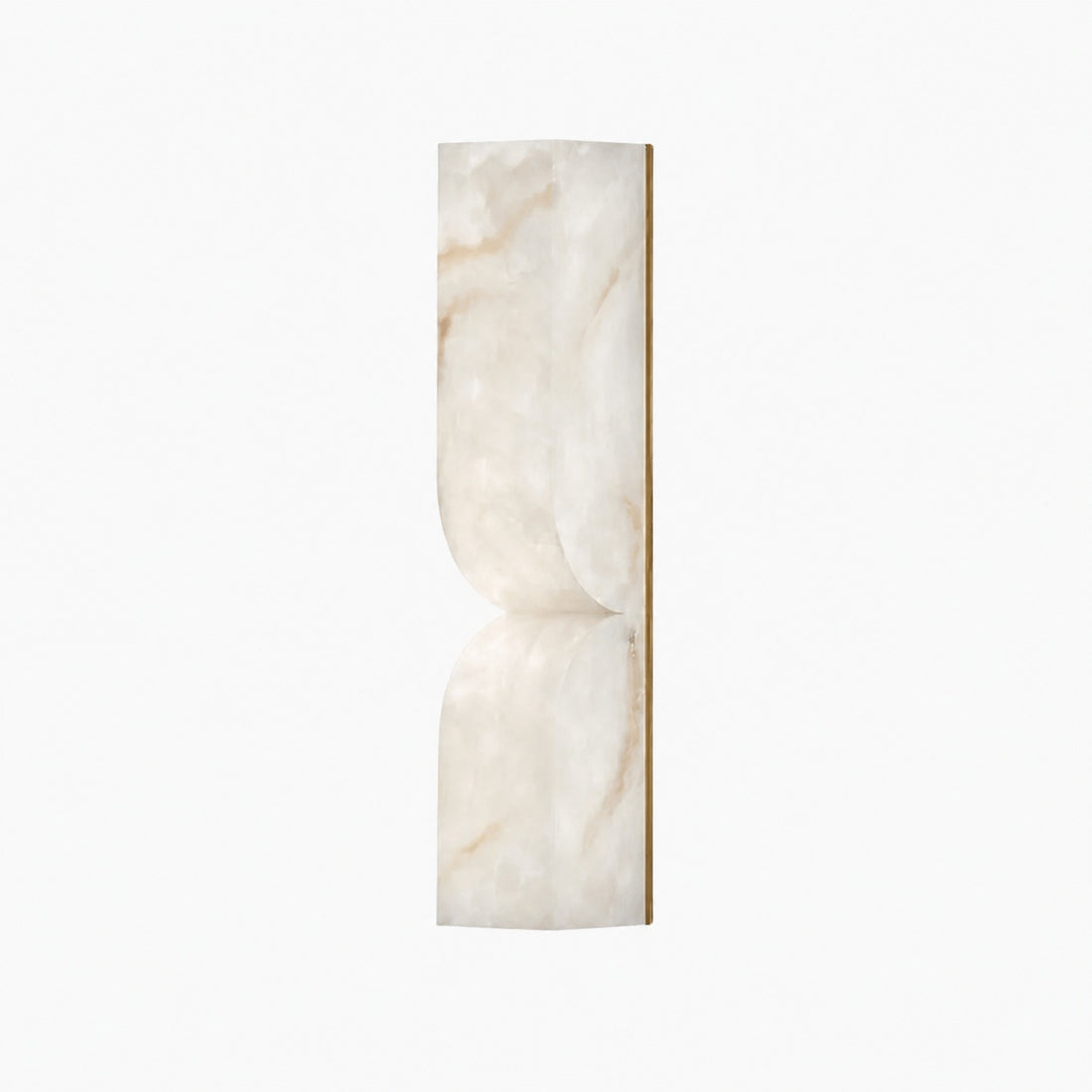 Albesque Curved Wall Lamp - Modern Alabaster Wall Lamp for Bedrooms and Living Rooms