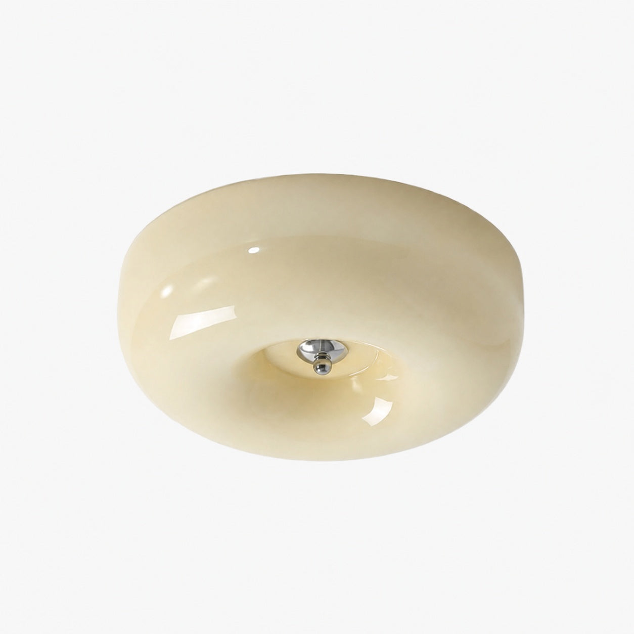 Opalune Art Deco Pudding Ceiling Light with Design – Elegant Lighting for Modern Interiors N06