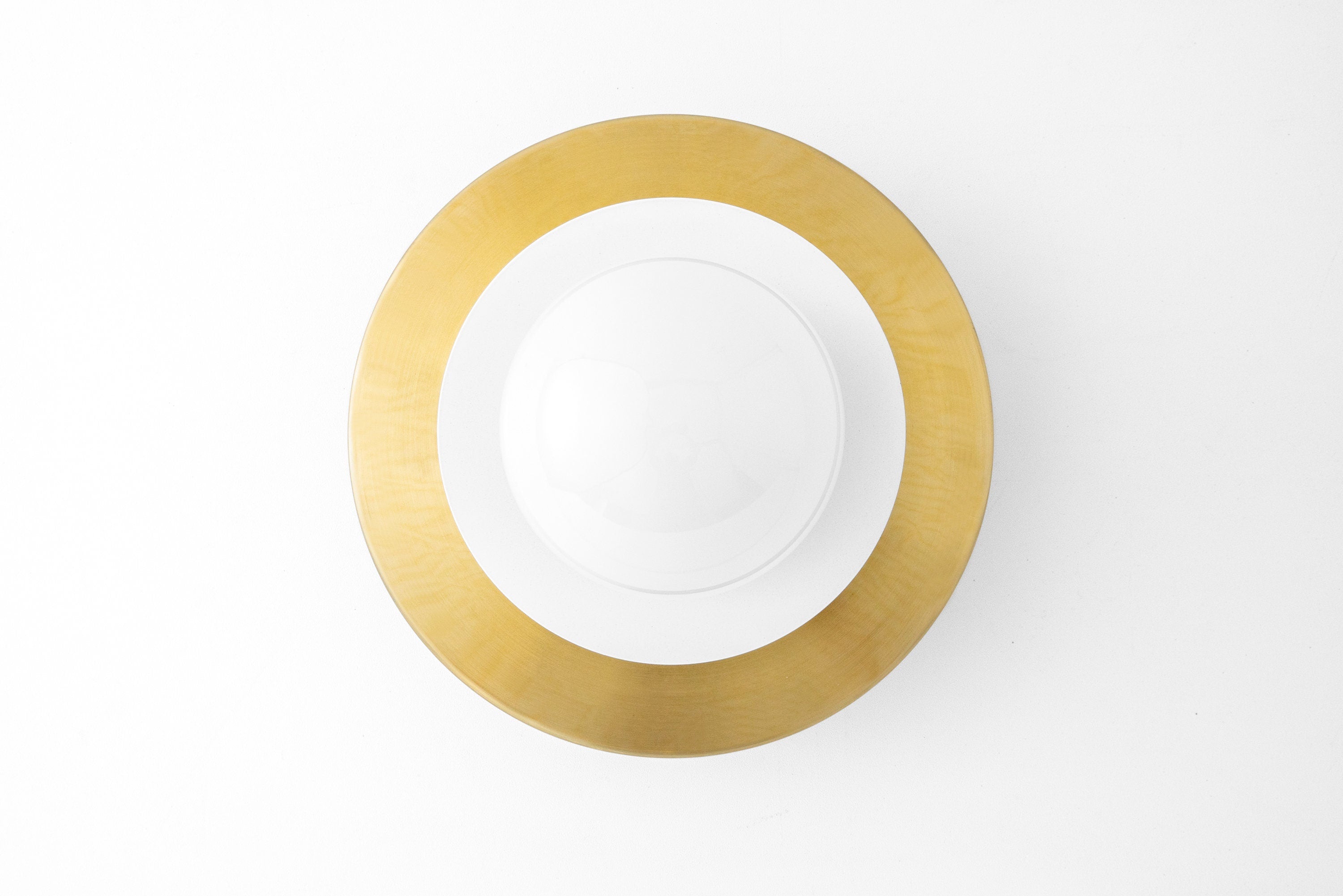 Artivo Layered Brass Globe Light – Versatile Opal Glass Ceiling or Wall Sconce for Stylish Spaces