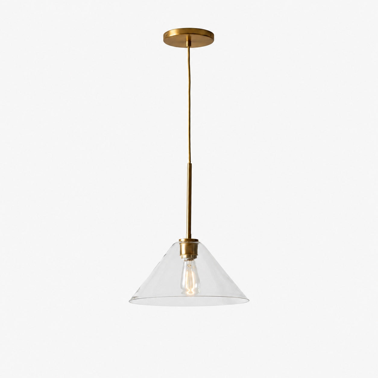 Conica Glass Cone Pendant Lamp – Modern Style Light for Any Room