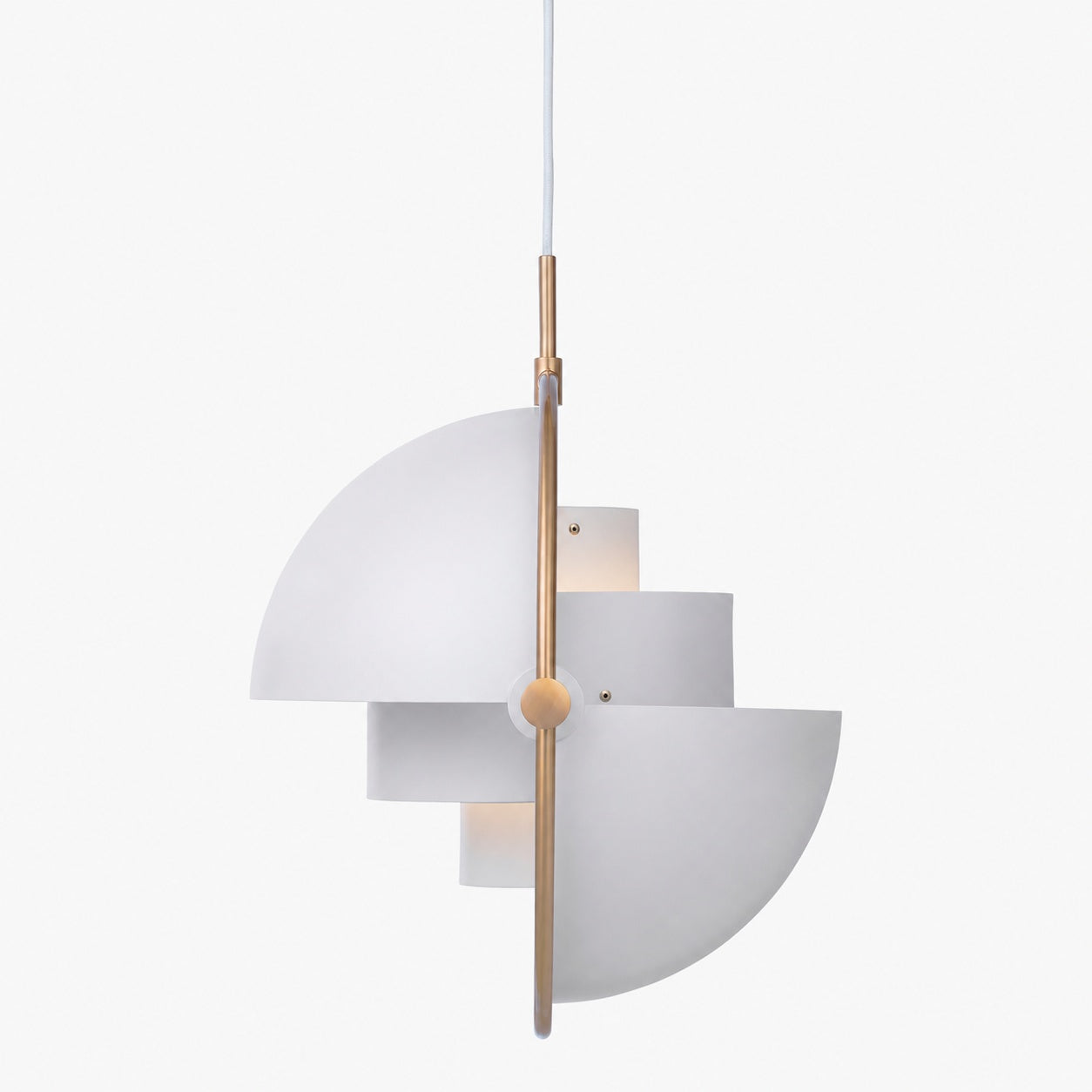 Multiva Sculptural Pendant Light – Adjustable Chandelier in Danish Modern Style for Dining Areas N18