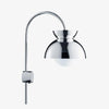 Aurelia Wall Lamp with Tiered Dome Design in Modern Metal for Bedroom or Hallway