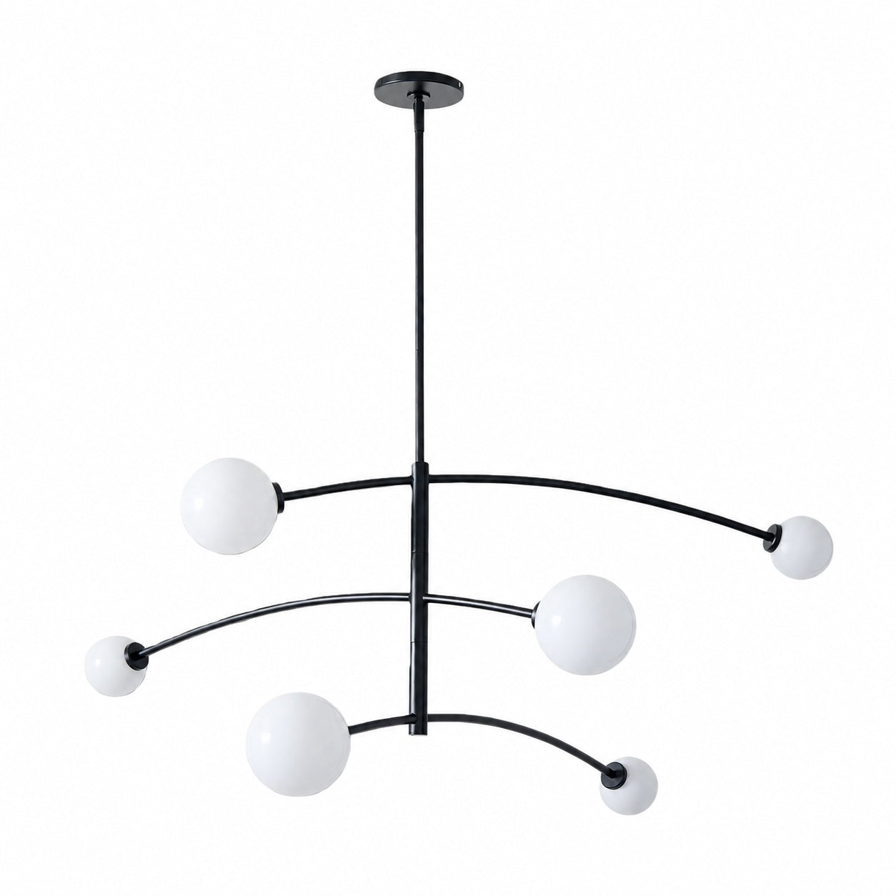 Arden Glass Pendant Chandelier – Minimalist Geometric Design for Modern Interiors