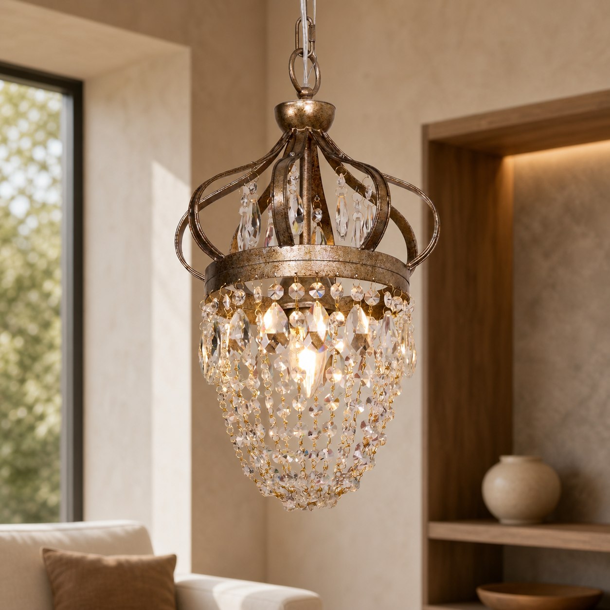 Abella Tear Drop Chandelier