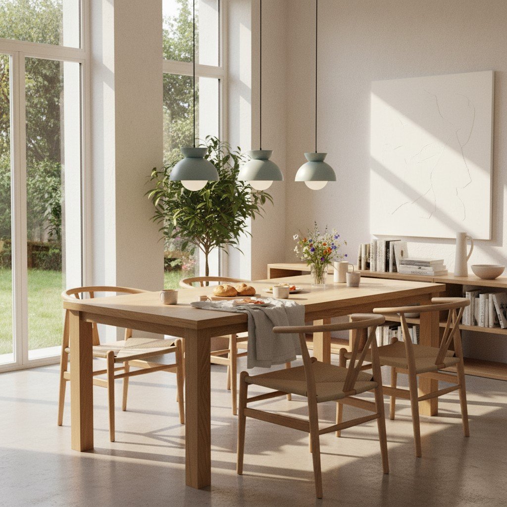 Aurelia Modern Dome Pendant Light – Sculptural Nordic Design