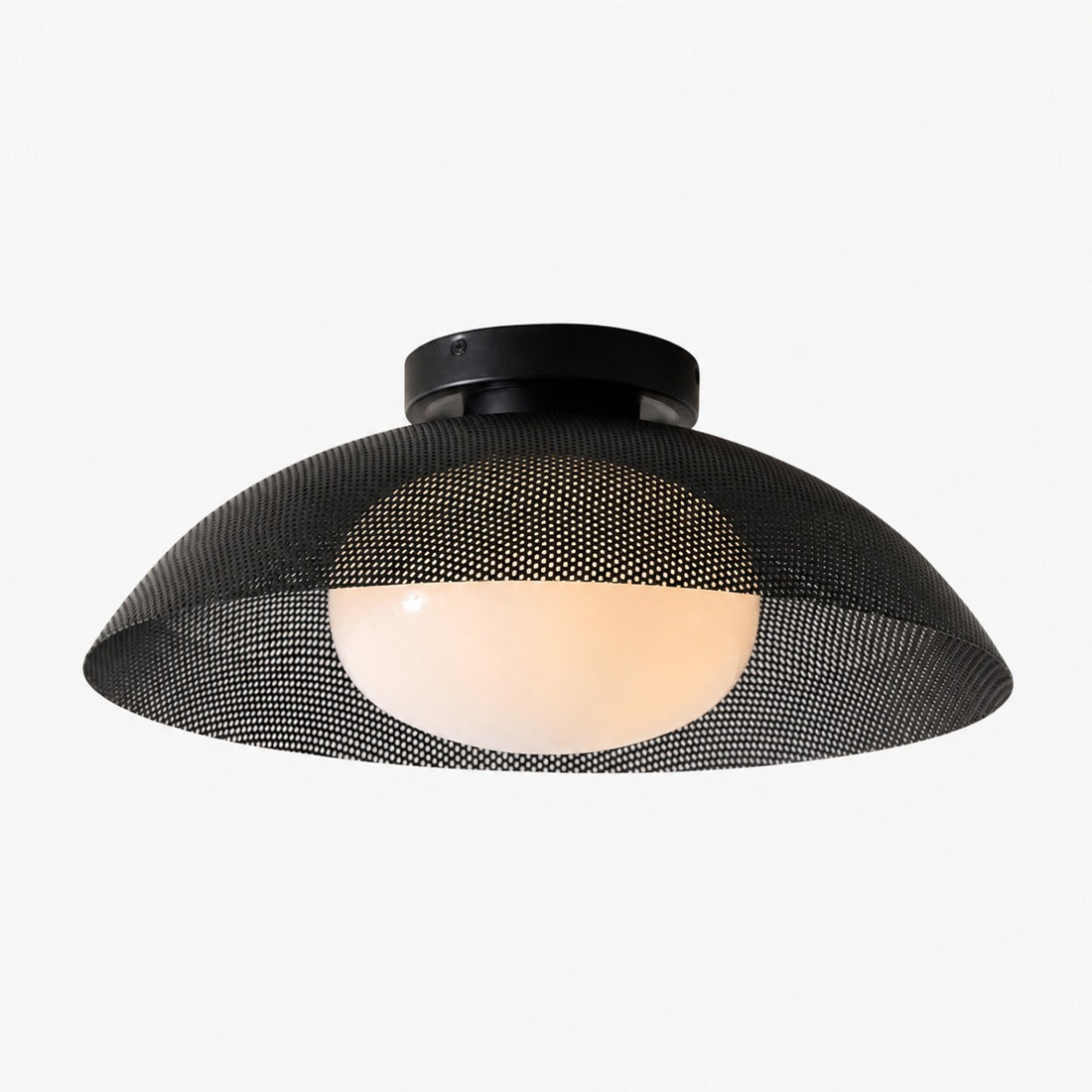 Elorina Flush Mount Glass/Metal Ceiling Light - A Stylish Fixture for Modern Spaces