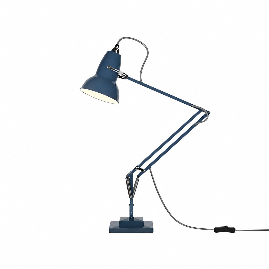 Classic Multicolor Desk Lamp - Adjustable Spring-Arm for Study Room