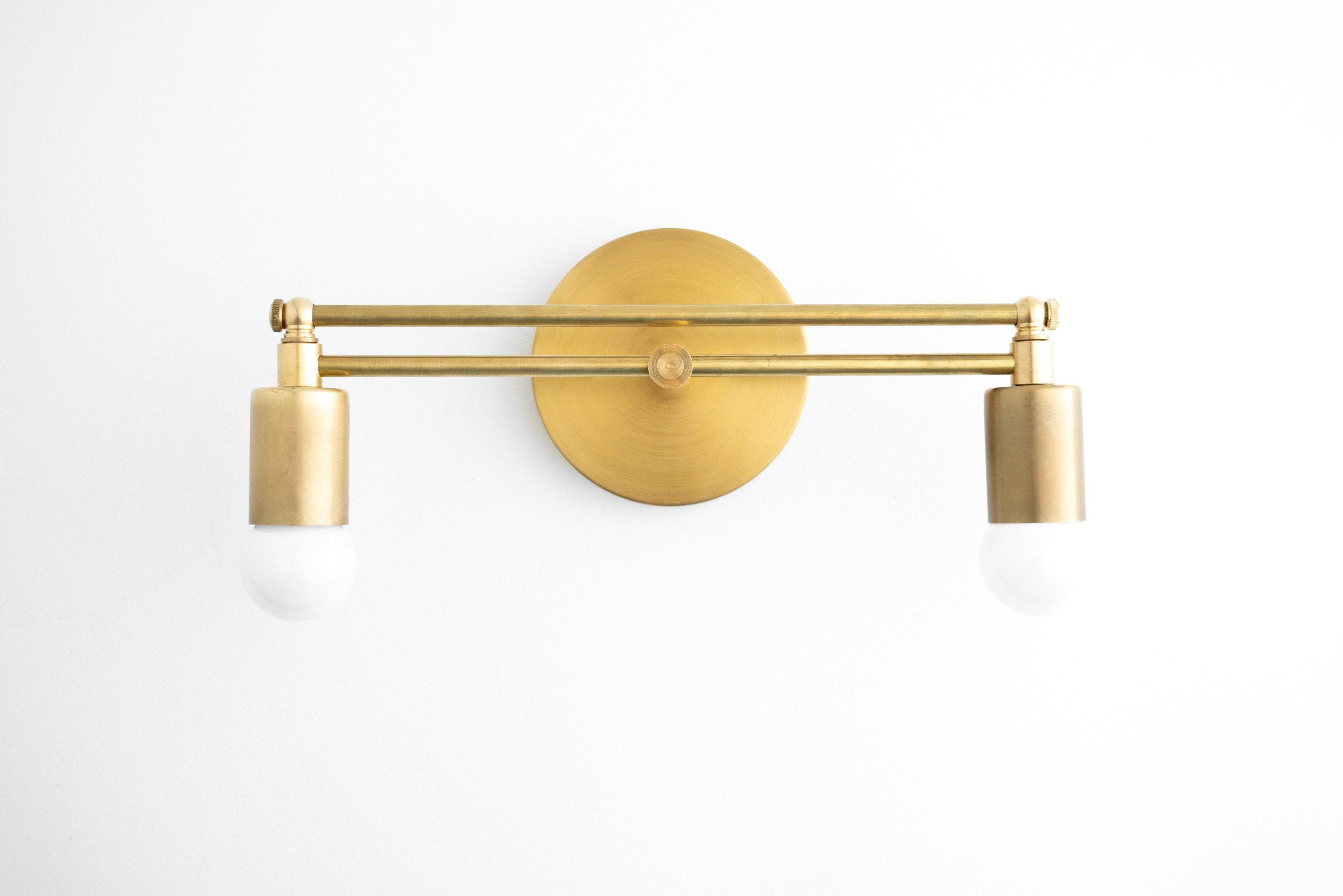 Lumen Elegant Multi Light Vanity Fixture – Art Deco Inspired Bathroom Wall Lamp