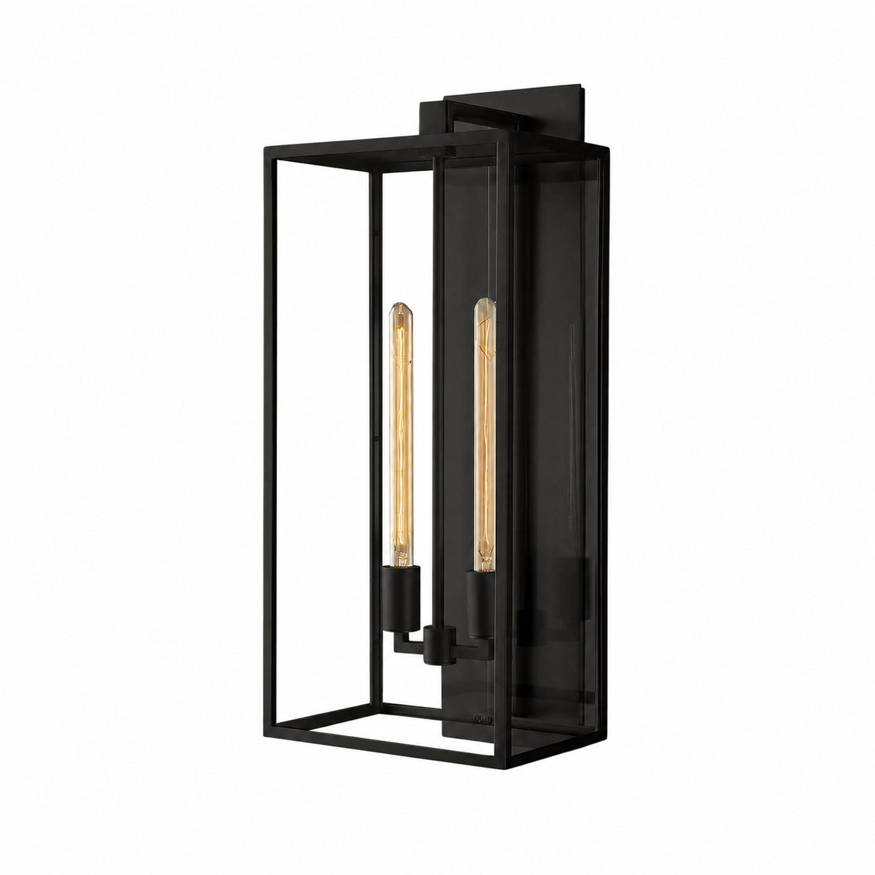 Classic Beckman Vintage Wall Sconce - Steel & Glass Linear Design