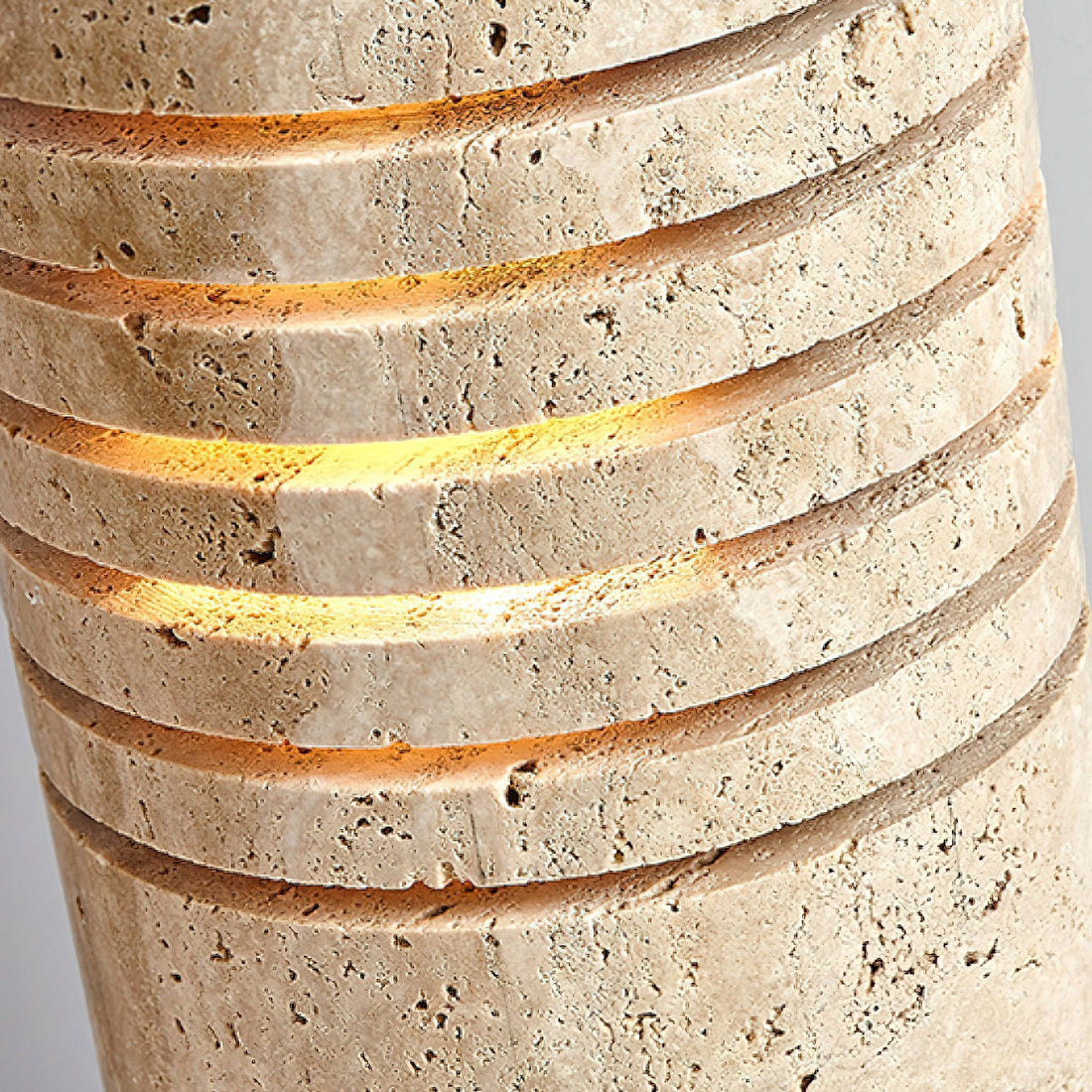 Antique Creative Yellow Travertine Floor Lamp