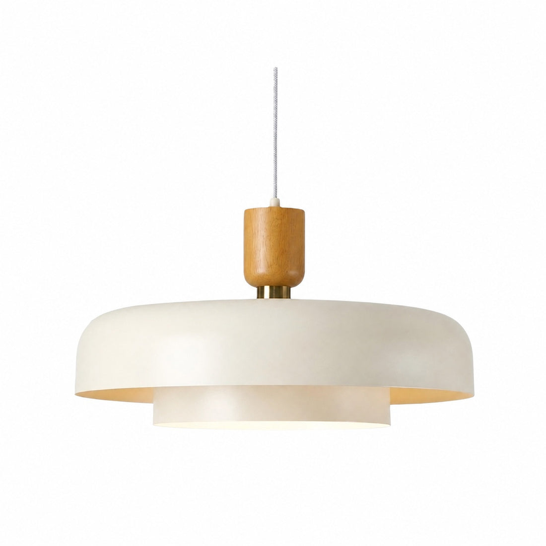Orbulis Natural Wood Grain Circular Pendant – Modern Minimalist Light for Islands and Foyers
