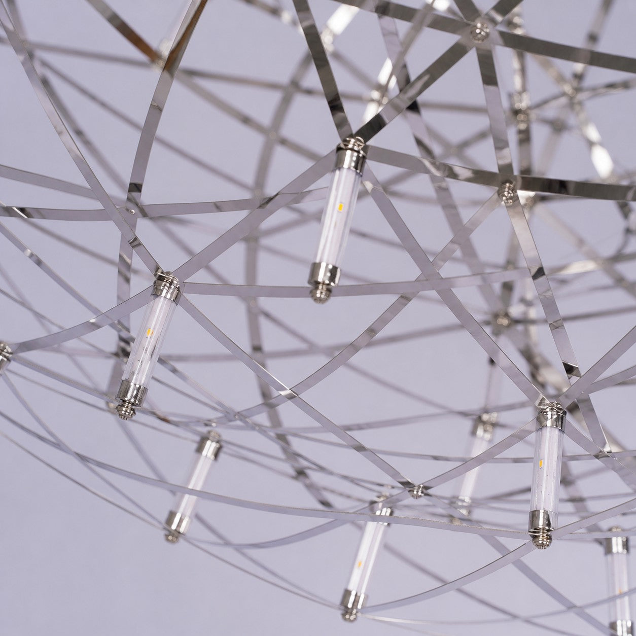 Silver Spark Ball Pendant Light