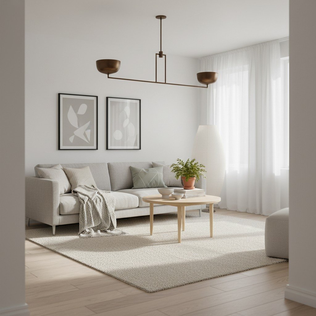 Lustrona Multi-Light Chandelier Metal Dome Shades - Streamlined Modern for Dining Room