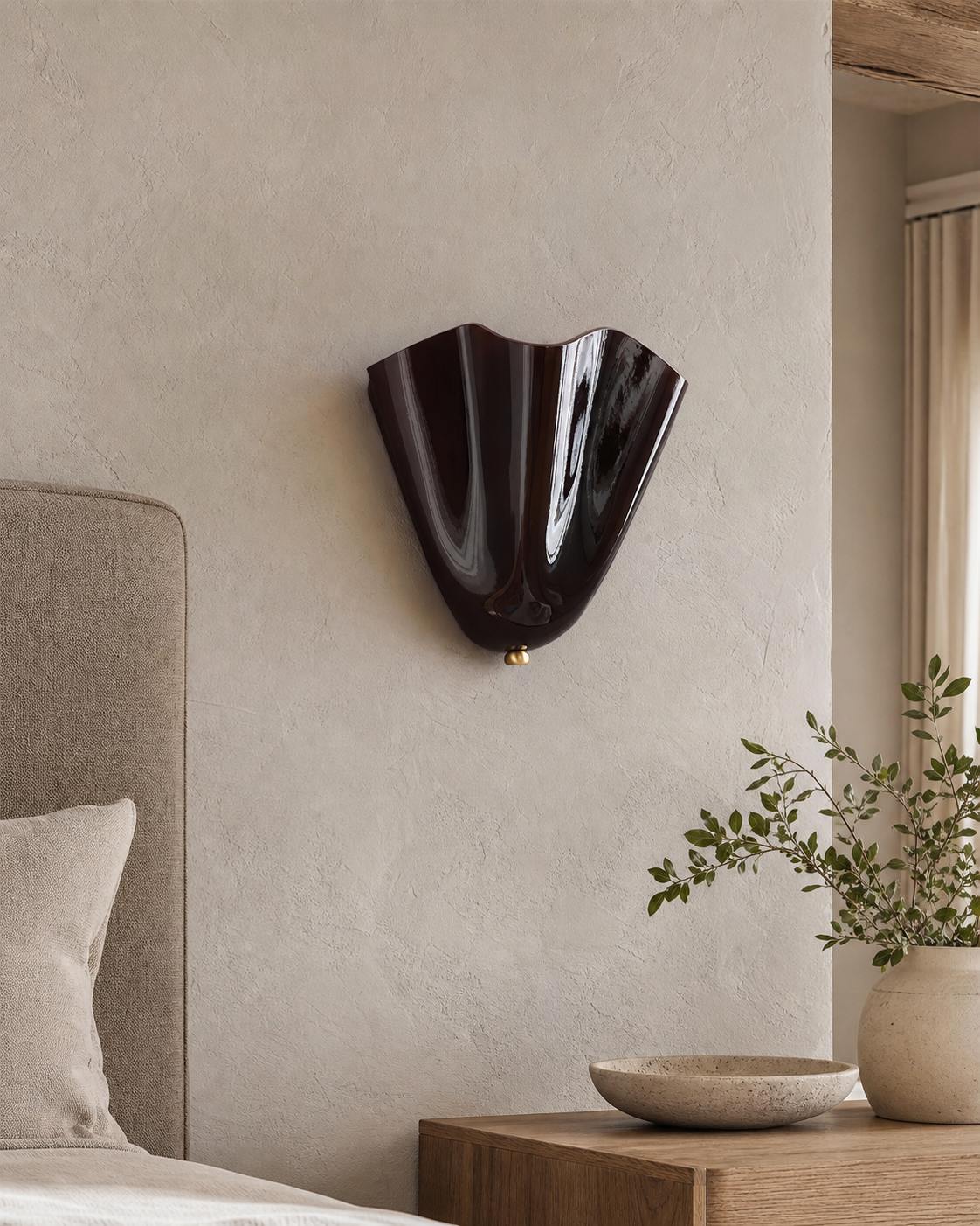 Bellina Modern Wall Light - Artisanal Glass Vera Lamp for Interior Decor