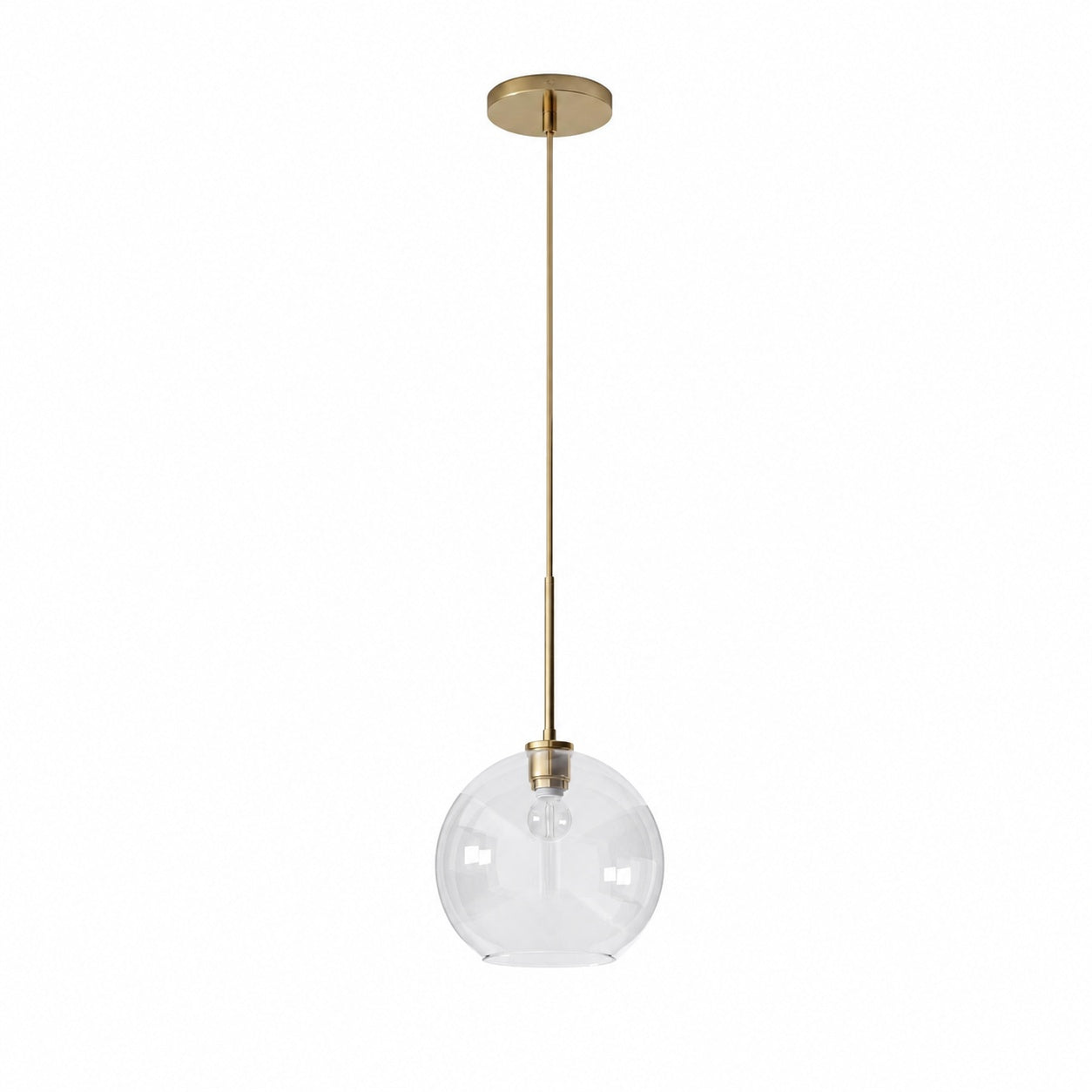 Selvion Sculptural Globe Pendant Light - Modern Glass Pendant Lamp - Sleek Design