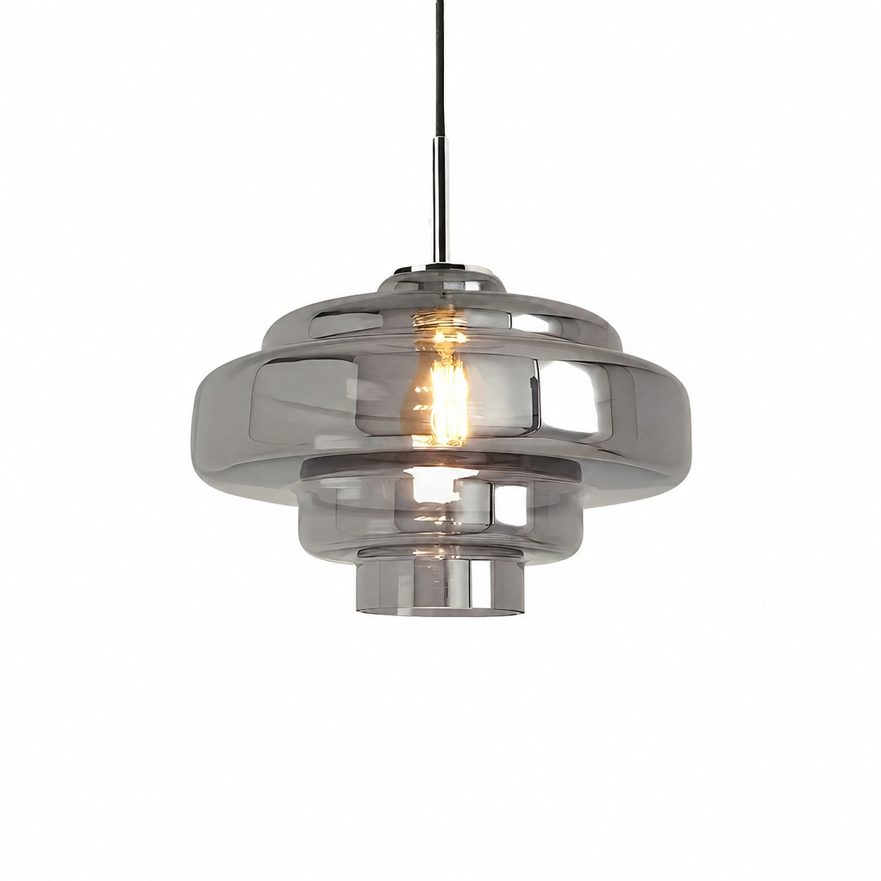 Koloro Millie Glass Pendant Light - Retro Style with Modern Elegance